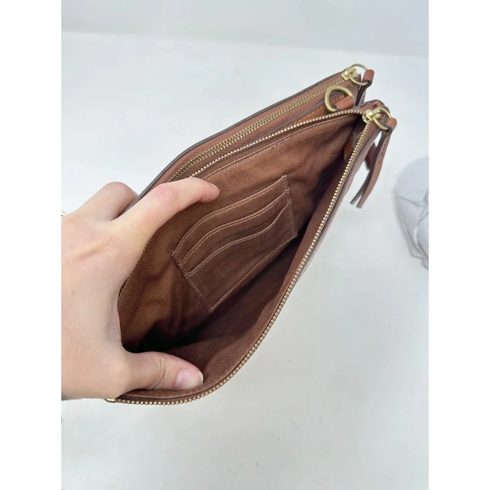 Fossil Devon Small Leather Crossbody Bag Brown ZB7415